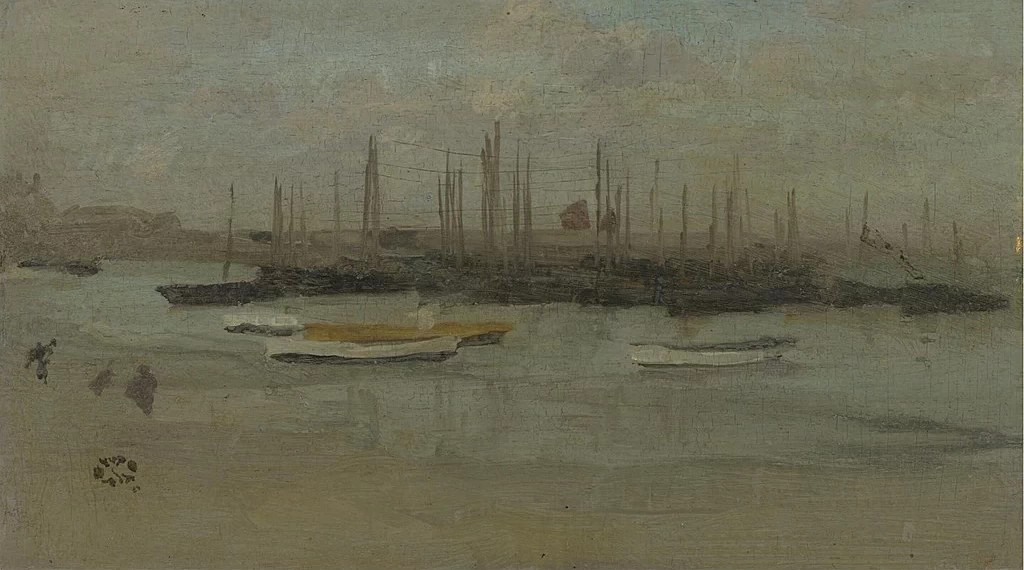 Ames McNeill Whistler - Flotta di aringhe blu e opale